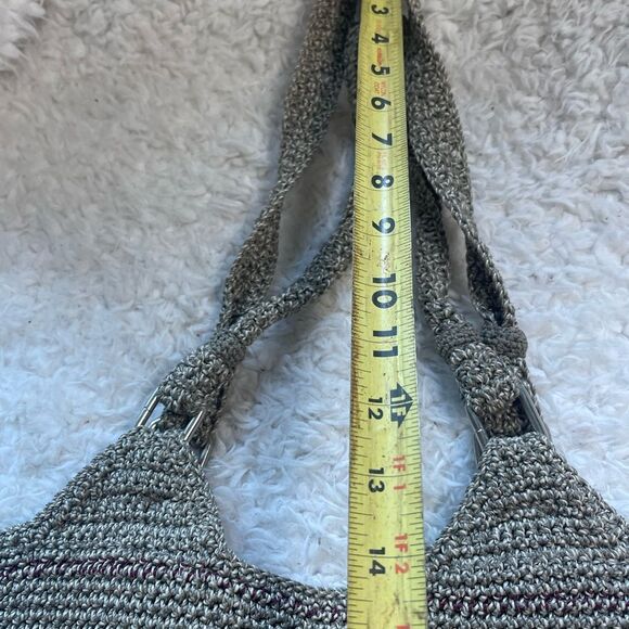 The SAK crochet Multicolor Striped Hobo medium Bag - Picture 7 of 11